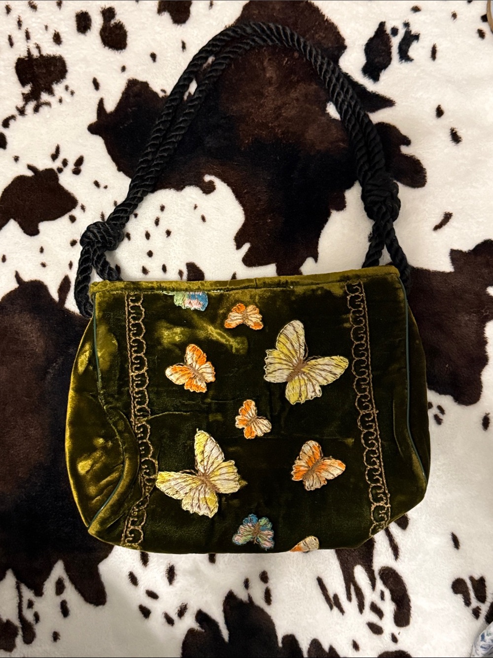 Vintage Velvet Purse